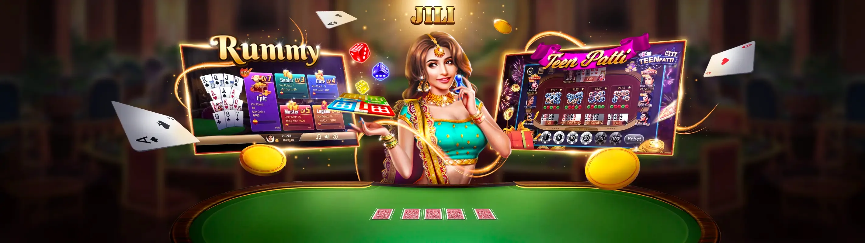 Sảnh casino trực tuyến g666 bet với bàn Baccarat và Roulette